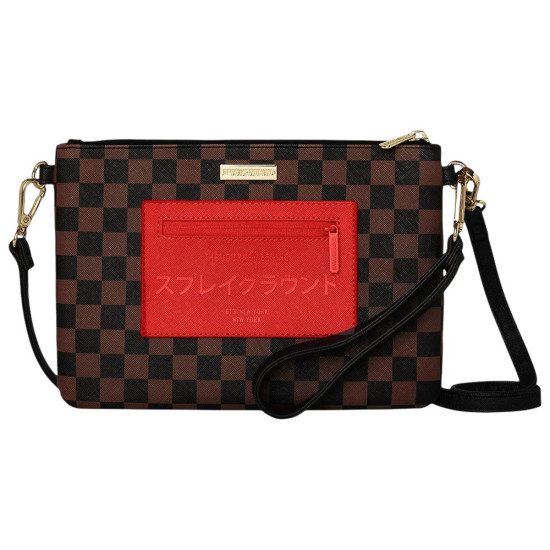 Sprayground Τσαντάκι ώμου Red Redemption Crossover Clutch